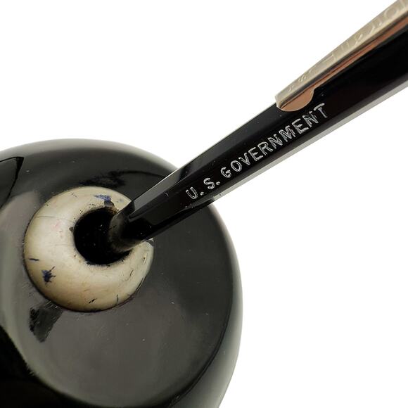 Vintage Esterbrook Desk Set No. 112 Lucite Ball Pen/Pencil Holder Made in USA - Picture 4 of 5